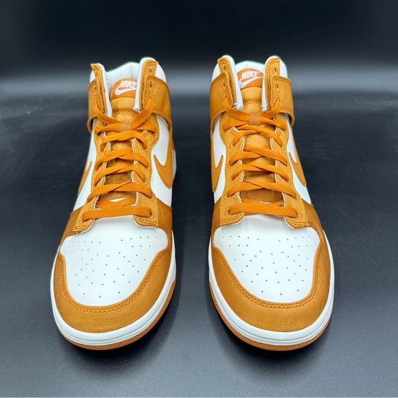 Nike Dunk High Retro Sneakers Monarch Sail White DV7223-800 Men's Size 10.5 - Picture 4 of 8